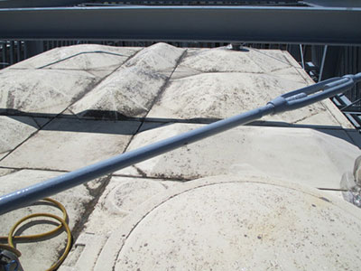 水槽天板の補修