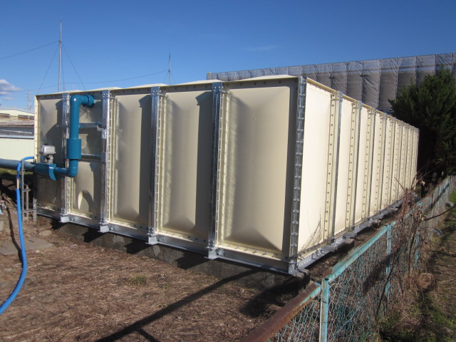 水槽の更新工事